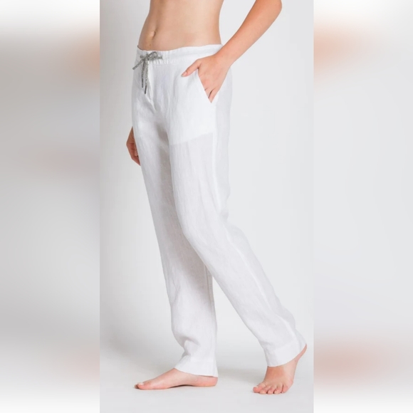 NWT. Ably 100%linen drawstring pants - Picture 3 of 12